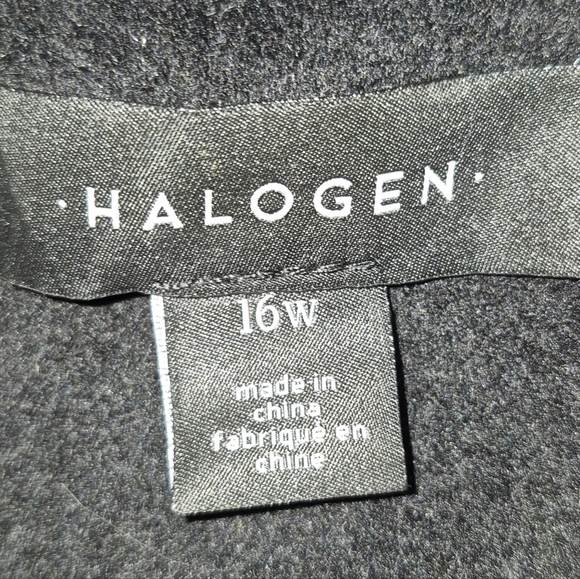 Halogen Wool Blend Mid Length Coat Women's Size 16W NWT - Picture 8 of 8